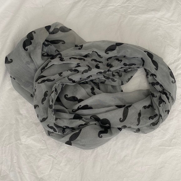 BKE Accessories - Mustache Infinity Scarf